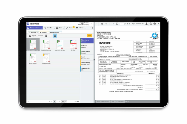 DocuWare document management illustration