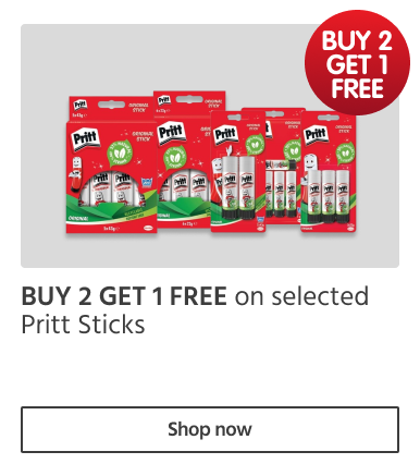 B2G1F on Pritt Sticks