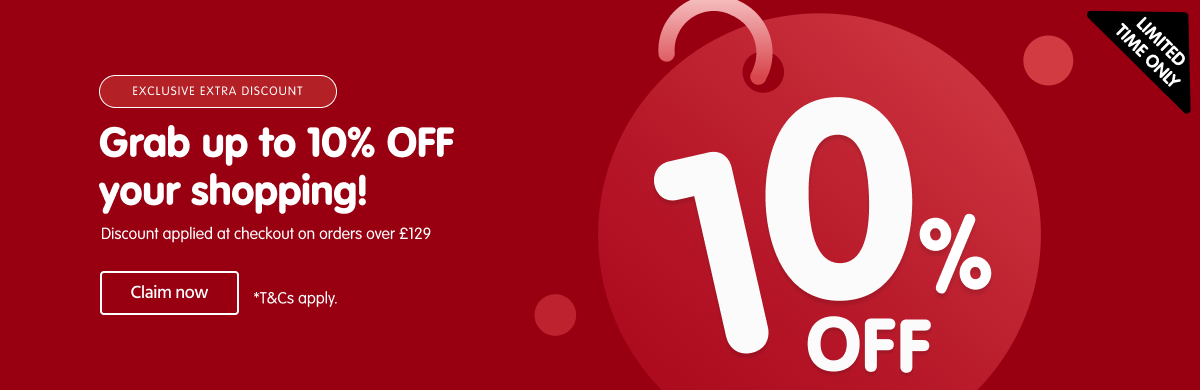 Up to 10% OFF your order