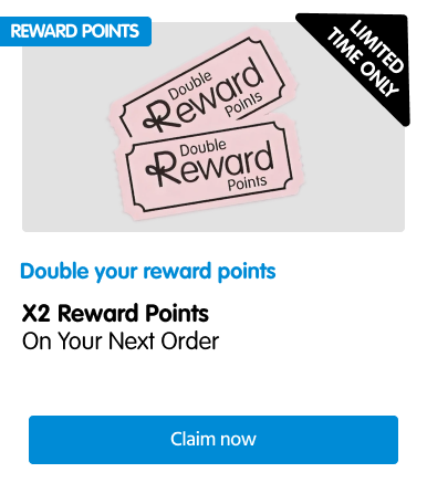 Double Reward Points on Your Order