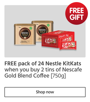 FREE Nestle KitKat on Nescafe Gold