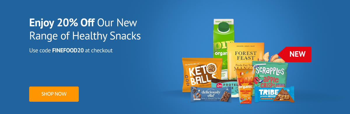 20% Off our NEW healthy food range