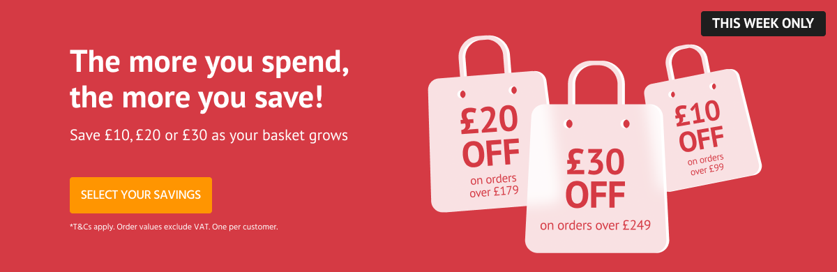 Up to £30 Off Your Order