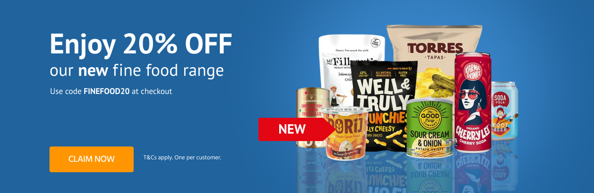 20% Off our NEW fine food range