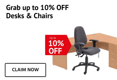 Up to 10% OFF Desks & Chairs