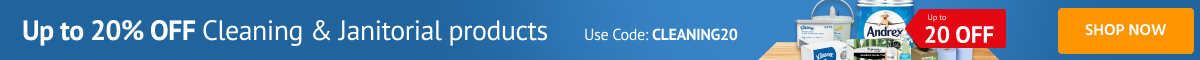 Up to 20% Off Cleaning & Janitorial