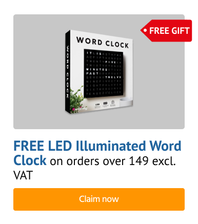 FREE LED Illuminated Word Clock