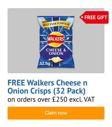 FREE Walkers Cheese n Onion Crisps